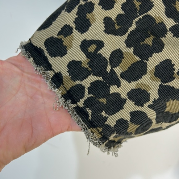 Scotch & Soda Maison Scotch Leopard Denim Jacket Size XS - Picture 9 of 16